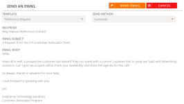 Send Email dialog